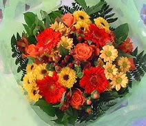  Karaman çiçek siparişi vermek  sade hos orta boy karisik demet çiçek 