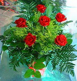 6 adet kirmizi gül buketi   Karaman çiçek online çiçek siparişi 