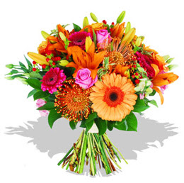  Karaman internetten çiçek satışı  Karisik kir çiçeklerinden görsel demet