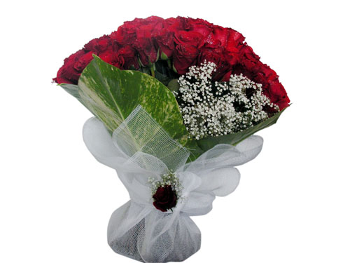 25 adet kirmizi gül görsel çiçek modeli  Karaman İnternetten çiçek siparişi 