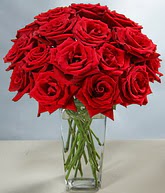  Karaman cicek , cicekci  cam vazoda 11 kirmizi gül  Karaman online çiçekçi , çiçek siparişi 