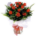  Karaman internetten çiçek siparişi  9 adet güzel bir gül buketi