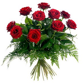  Karaman çiçek siparişi sitesi  10 adet kırmızı gülden buket