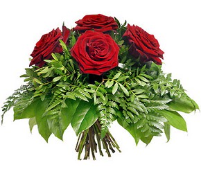  Karaman çiçek gönderme sitemiz güvenlidir  5 adet kırmızı gülden buket
