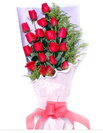 19 adet kırmızı gül buketi  Karaman kaliteli taze ve ucuz çiçekler 