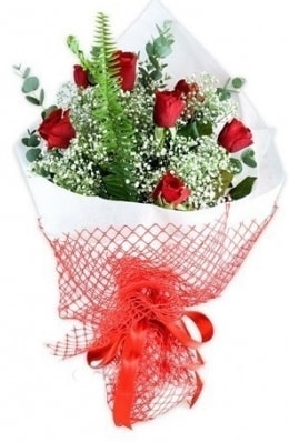 7 adet gülden kız arkadaşıma çiçek  Karaman internetten çiçek satışı 