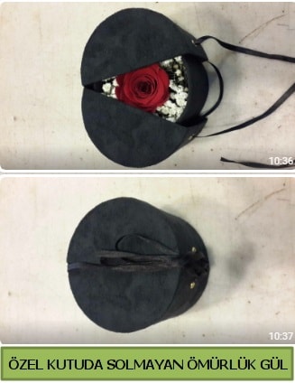 Solmayan ömürlük gül şoklanmış gül  Karaman çiçek siparişi sitesi 
