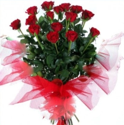 15 adet kırmızı gül buketi  Karaman çiçek servisi , çiçekçi adresleri 