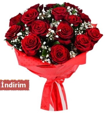 12 Adet kırmızı aşk gülleri  Karaman çiçekçiler 